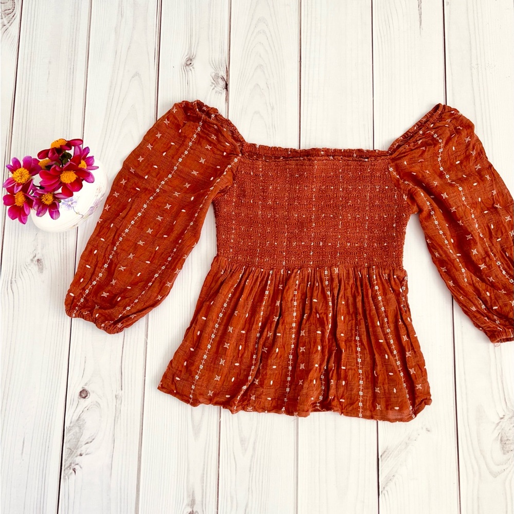 Matilda Jane Cotton Shirring Top